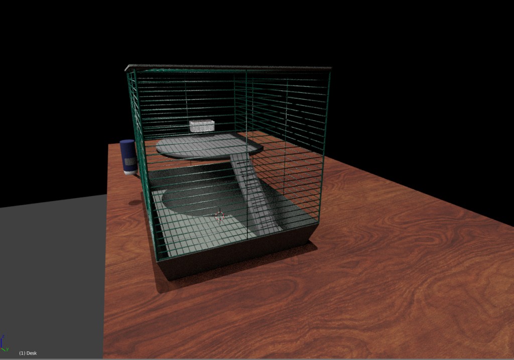 Small Pet Cage, Food Bowl and Water Bottle Included preview image 3